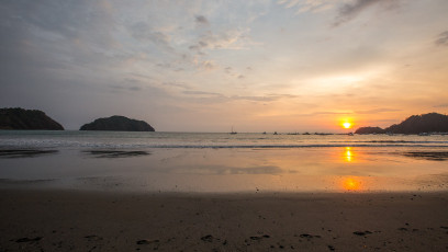 Sonnenuntergang in Costa Rica.