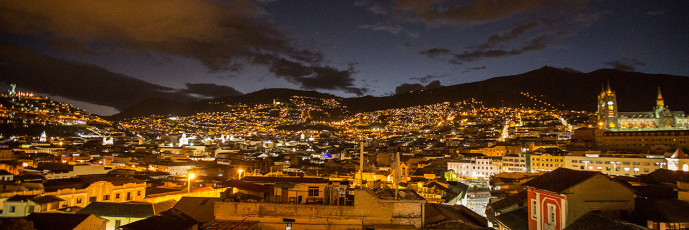 Quito by night.