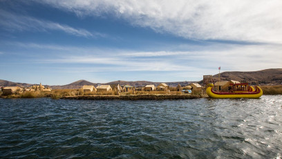 Eine andere Welt: die schwimmenden Schilf-Inseln der Uros.
