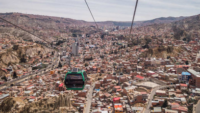 ÖV in La Paz. Wo gehts zur Schneebar?