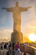 Mystische Stimmung rund um die Christus-Statue in Rio.
